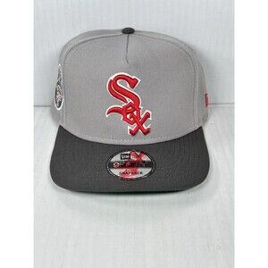 New Era 9FIFTY A-Frame Chicago White Sox 75 Years Snapback Hat Cap Side Patch